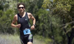 Jesse on his now famous Wildflower run